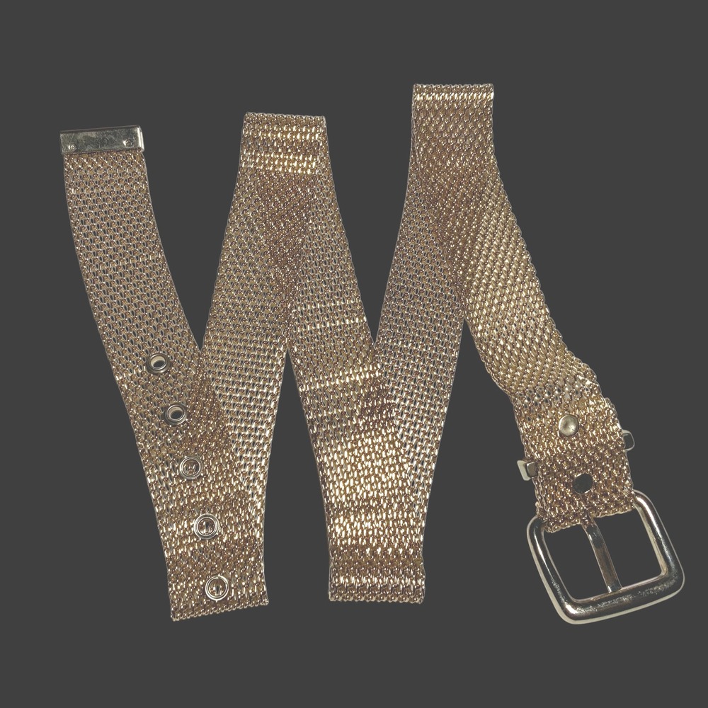 Gold Metal Mesh Belt